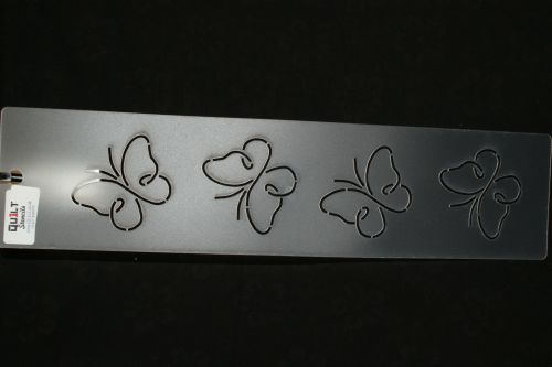 QUILTING STENCIL BUTTERFLY BORDER